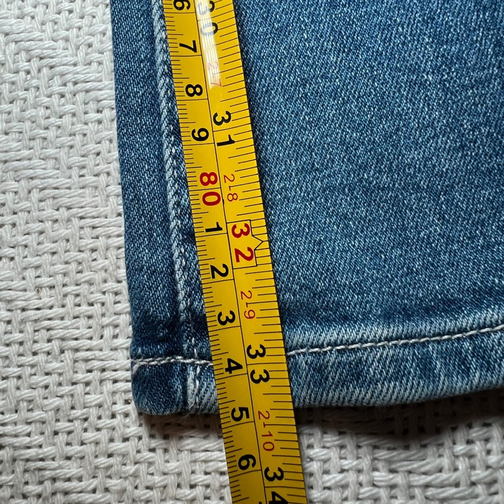 Good American Good Legs Flare Jeans Blue Denim Size 4/27 High Rise Bootcut - Picture 10 of 11